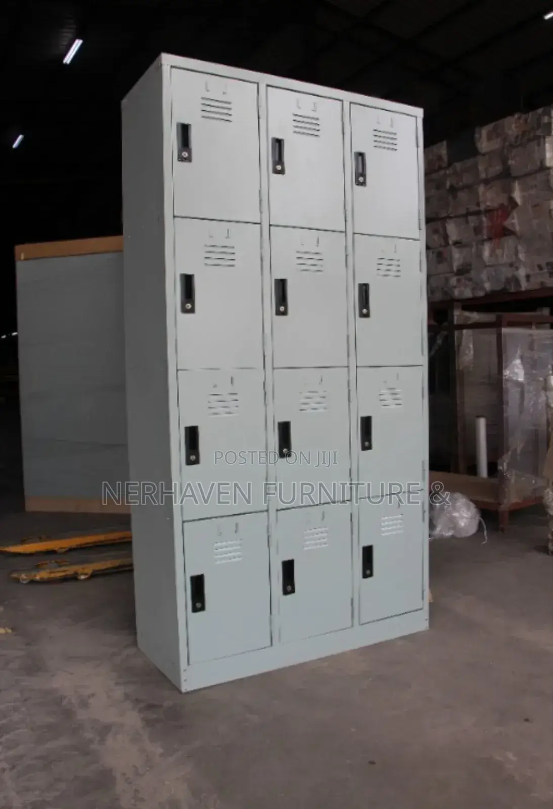 12 Locker Cabinet