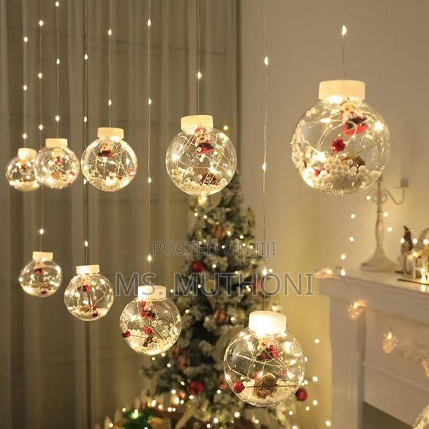 3.5 M (10 Balls )Christmas Led String Lights With Decorative Balls. - thumbnail 5