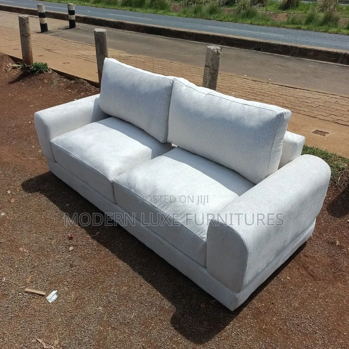 Pure White 3 Seater Sofa