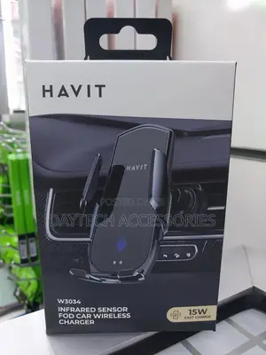 Havit Wireless Charger and Car Holder - Black