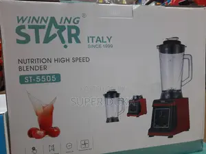 Winning Star Nutrition High Speed Blender, Model St-5505.