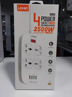 The Ldnio Sc4407 Defender Series Powerstrip Socket.