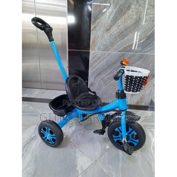 Tricycle With Push Handle