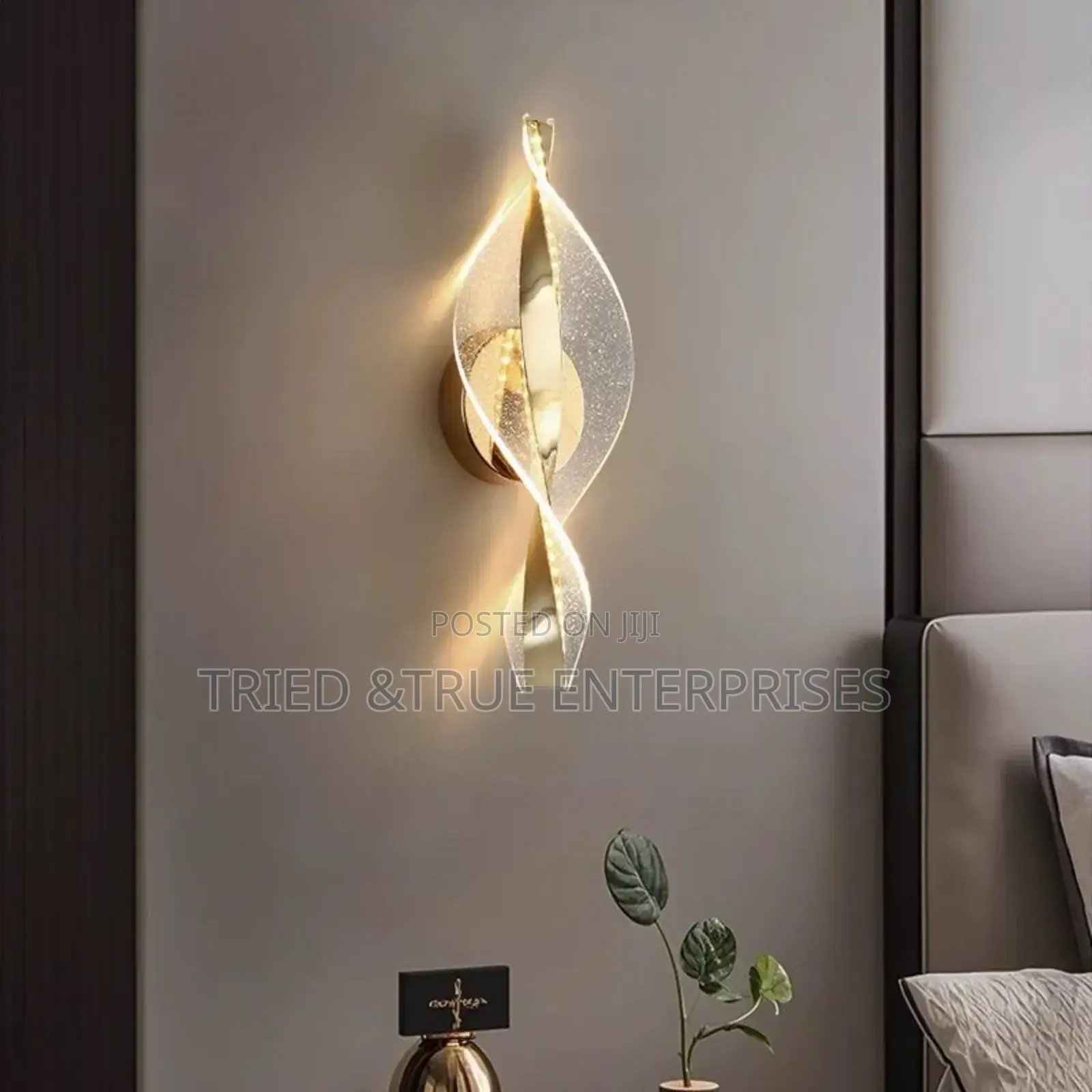Modern Spiral Design Wall Bracket Light Jfd5
