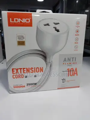 Ldnio 1 Ac Outlet Universal 5m Power Socket Extension Cord (Sc1017)