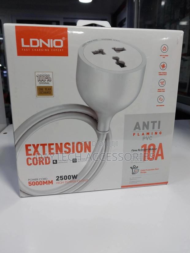 Ldnio 1 Ac Outlet Universal 5m Power Socket Extension Cord (Sc1017)