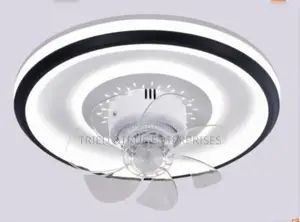 Unique Tricolour Ceiling Light Chandelier With Fan Jfd3
