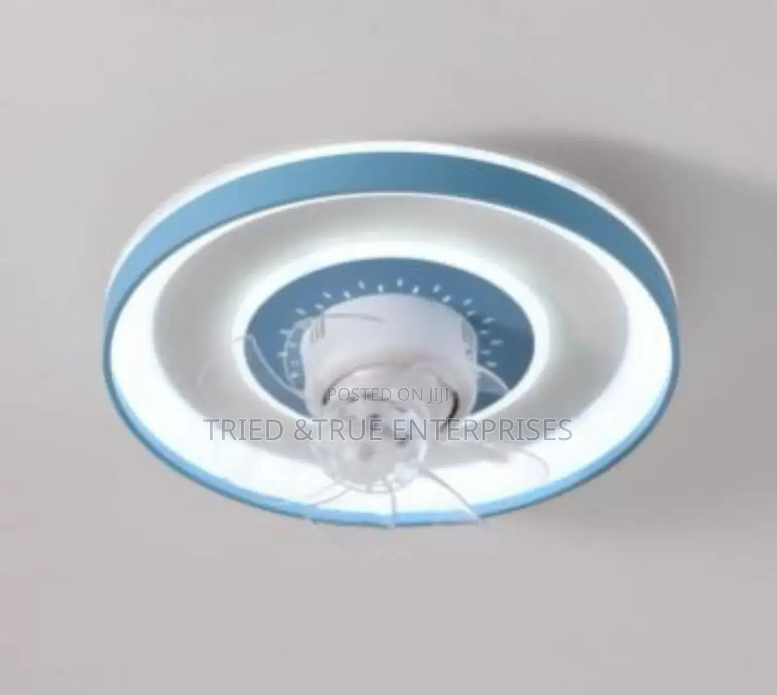 Generic Modern Tricolour Ceiling Light Chandelier With Fan Jfx3