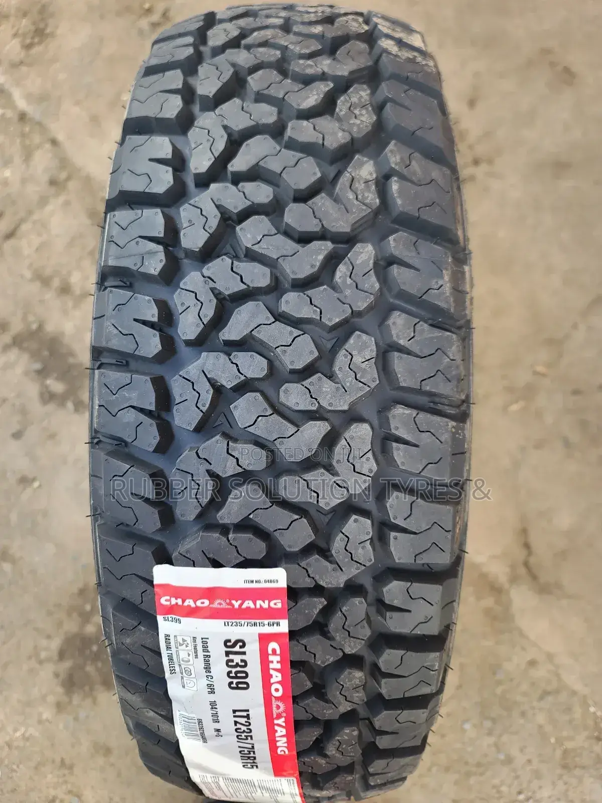 LT 235 /75 R15 Chaoyang Tyres Sl-399 ALL-TERRAIN