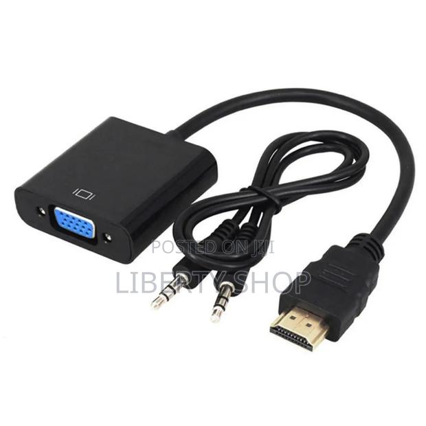 Mini Hdmi to Vga With Audio Cable - main view