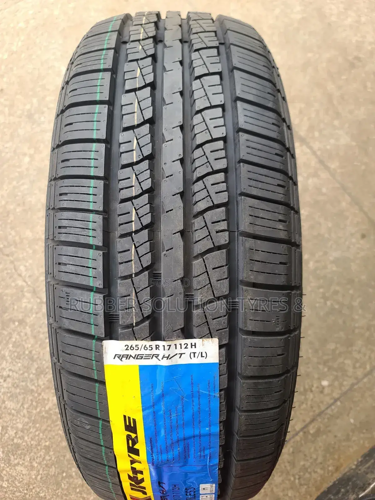 265 /65 R17 Jk Tyres Ranger 112h Ht Made in India