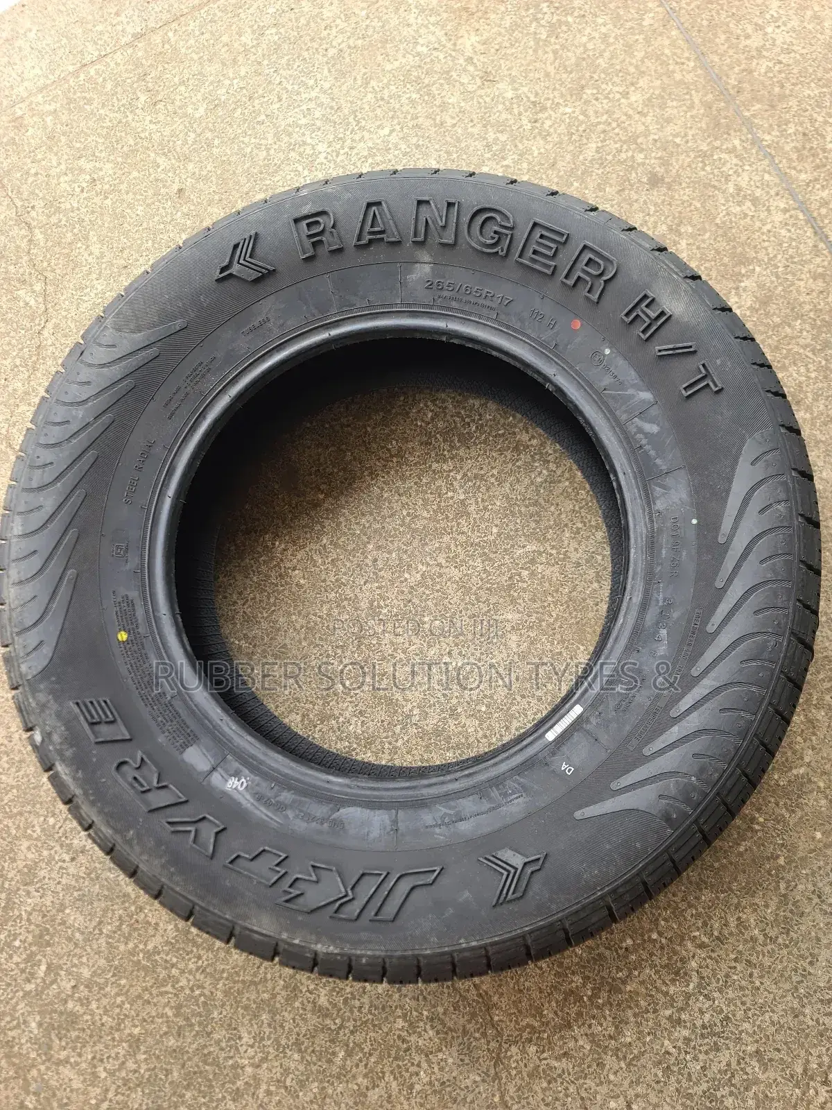 265 /65 R17 Jk Tyres Ranger 112h Ht Made in India