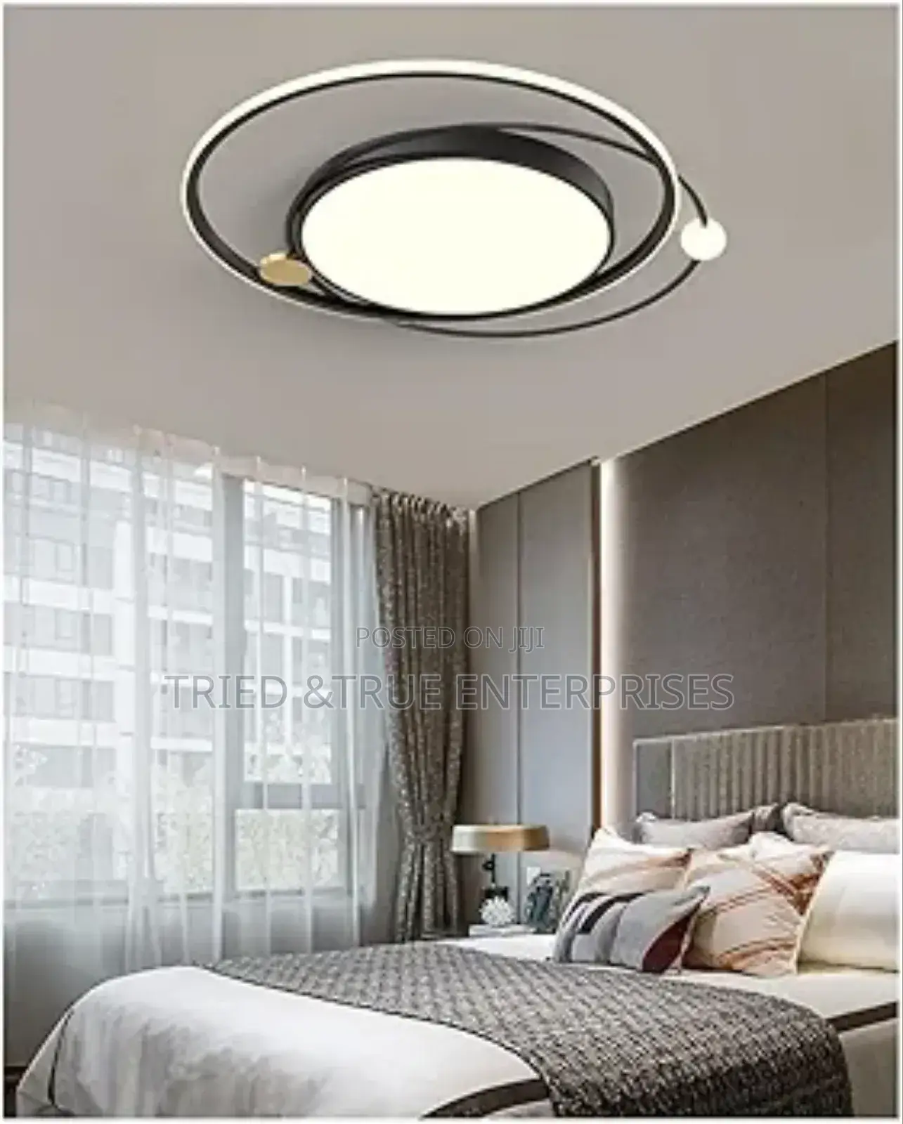 Generic Led Chandelier Tricolour Ceiling Light Kj6t