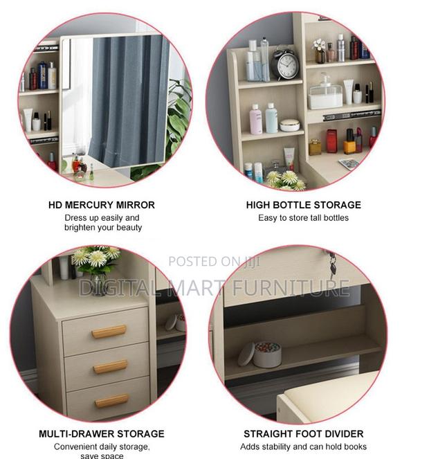 Dressing Table: White Mirror Dressing Unit - thumbnail 12