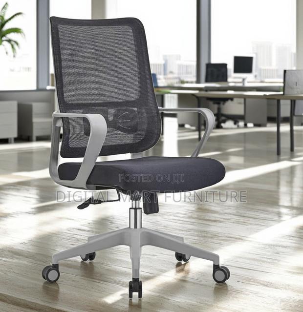 Office Chair: Fabric Blue Mesh Chair - thumbnail 10