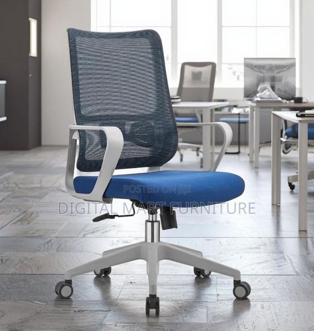 Office Chair: Fabric Blue Mesh Chair - thumbnail 11