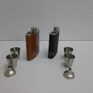 Portable Hip Flask/Whisky Bottle Set