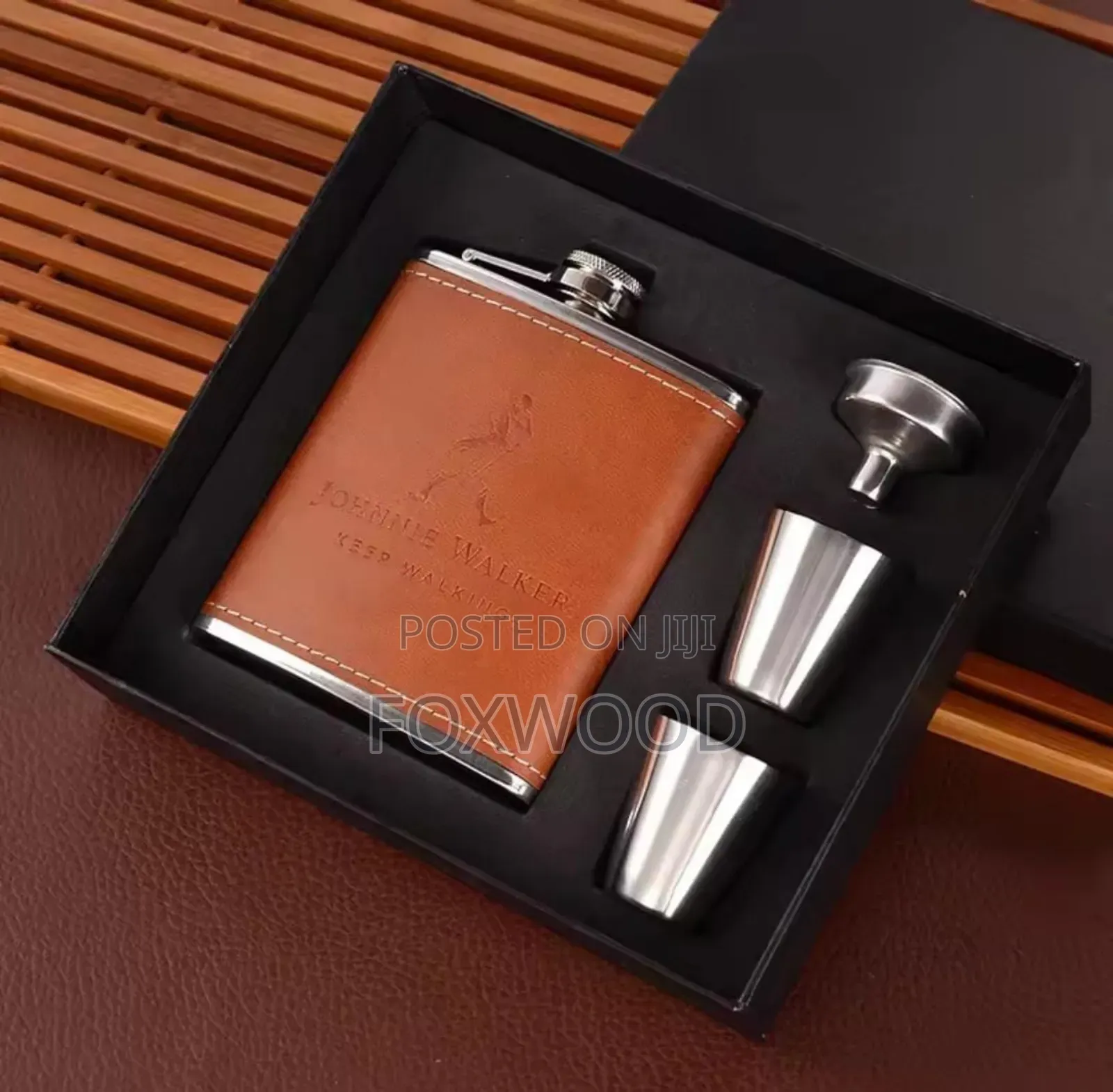 Portable Hip Flask/Whisky Bottle Set