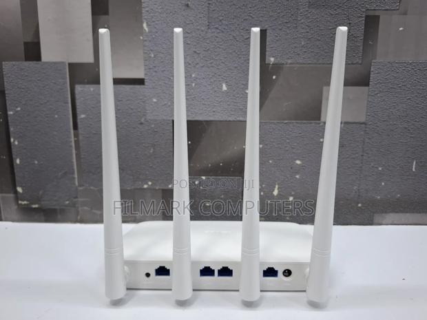 Tenda F6 Wireless Router N300 Wifi Repeater With 4 Antennas - thumbnail 4