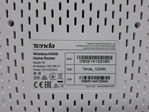 Tenda F6 Wireless Router N300 Wifi Repeater With 4 Antennas - thumbnail 7