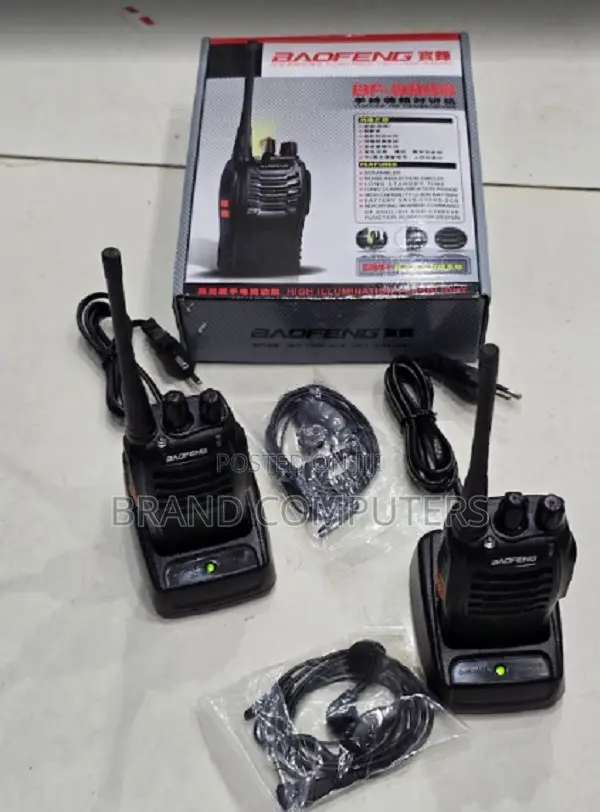2pcbaofeng Bf-888s Walkie Talkie Two-Way Radio for Security and Events