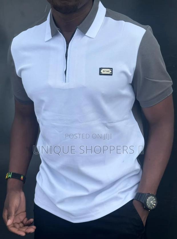 High Quality Tshirt With Zipper - main view