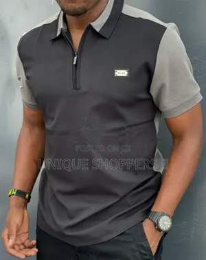 High Quality Tshirt With Zipper