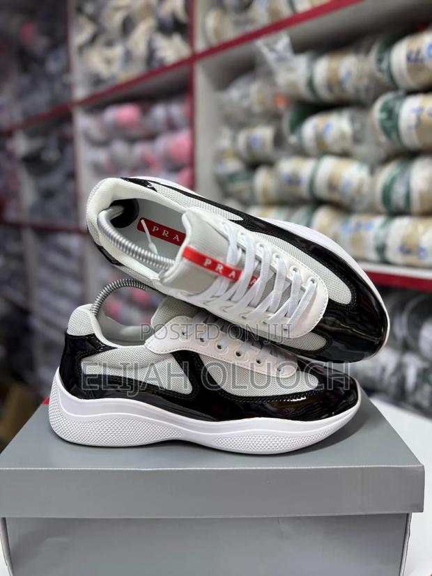 Prada Anerican’S Cup Black/White - thumbnail 2