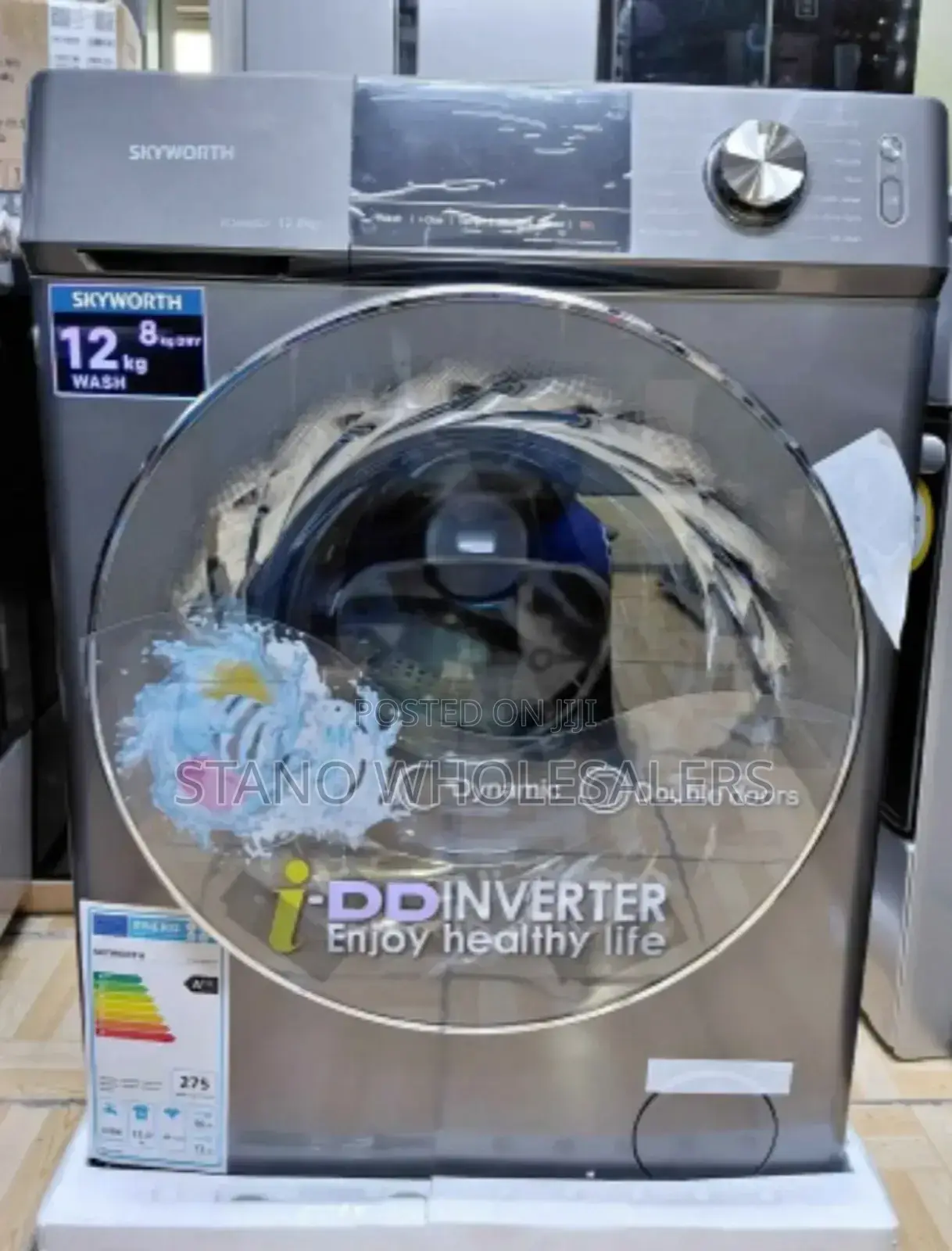 Durable Skyworth 12kg Front Load Washing Machine