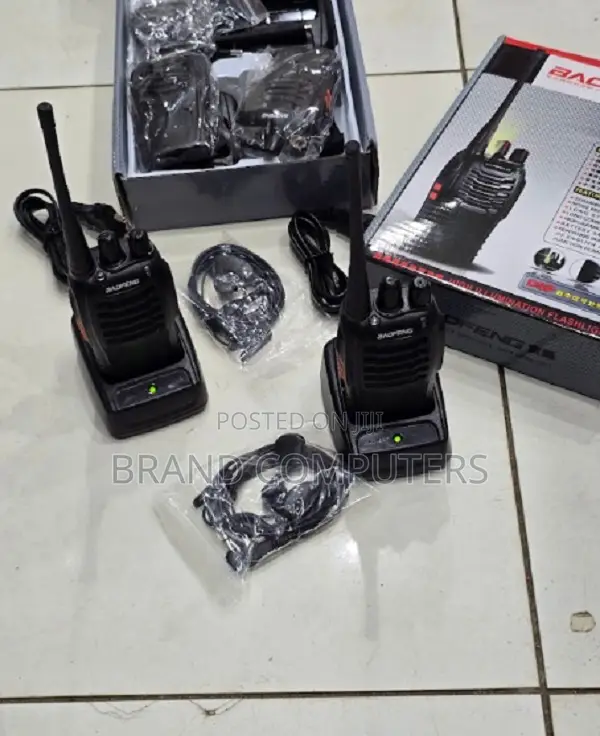 2 PCS Baofeng Bf-888s Handheld Radio Call Walkie Talkie Upto 3 Km