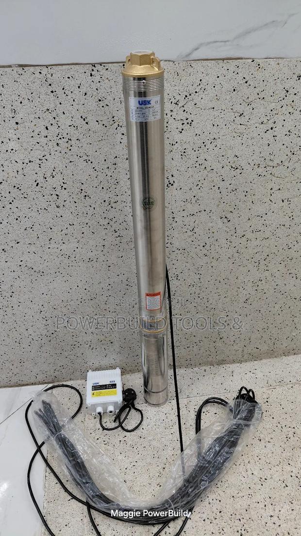Approved 2hp Usk Electric Submersible Pump 151m Head With Control Box - thumbnail 2