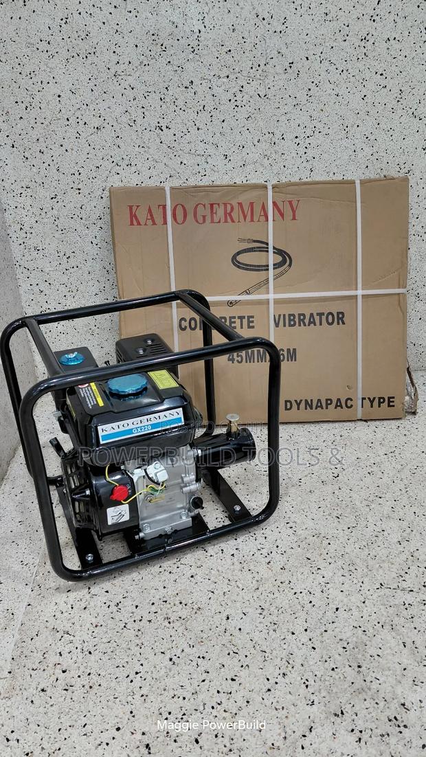 Original Kato Germany 8hp Concrete Vibrator With Shaft - thumbnail 2