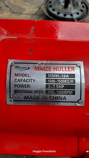 Maize Huller/Degermer For Pure Muthokoi With 7.5hp Motor