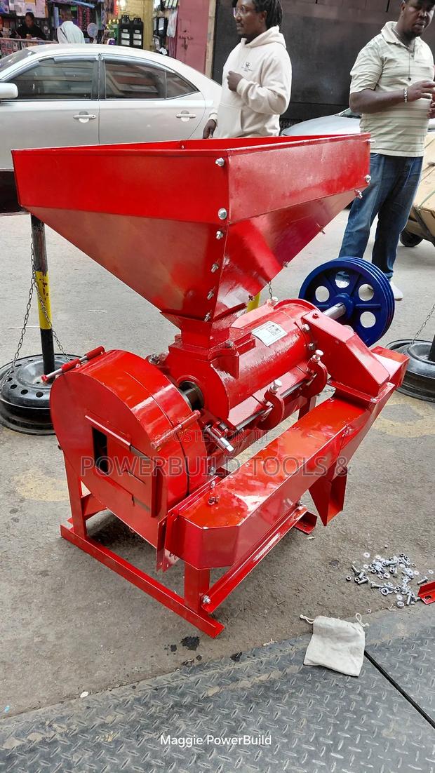 Quality Maize Huller/Dehusker/Degermer 1500kg/H With Petrol Engine - thumbnail 4