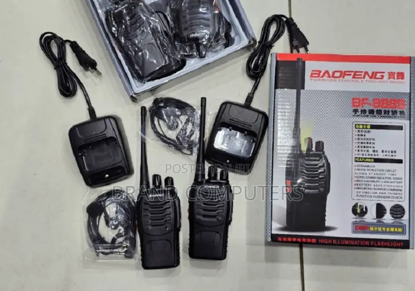 Baofeng Bf-888s Uhf Handheld Two-Way Radio Walkie Talkie