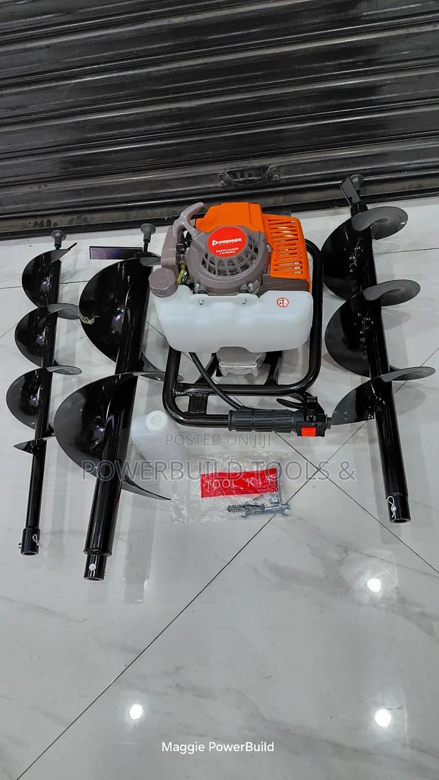 Premier Earth Auger With Bits 72cc Petrol Powered
