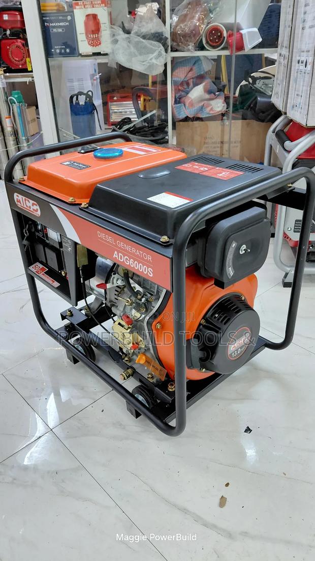 Aico Adg6000s Air Cooled Diesel Generator Keystart - thumbnail 3
