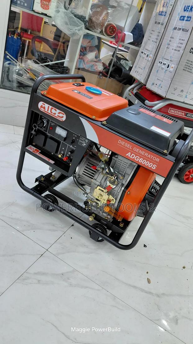 Aico Adg6000s Air Cooled Diesel Generator Keystart - thumbnail 5