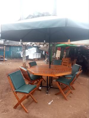 Garden Umbrella Fully Fitted With Cushions