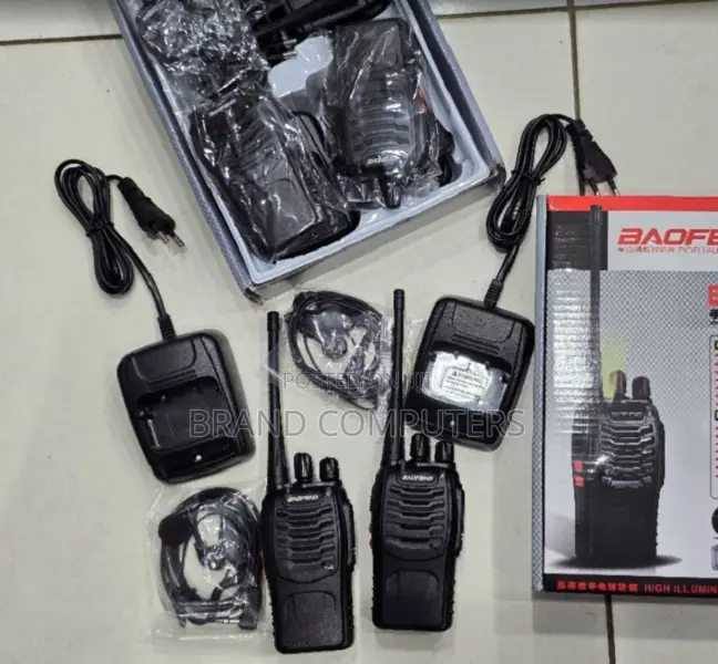 Baofeng Bf-888s Walkie-Talkie (1 Pair 2 Pieces) 3km Range 16 Channel