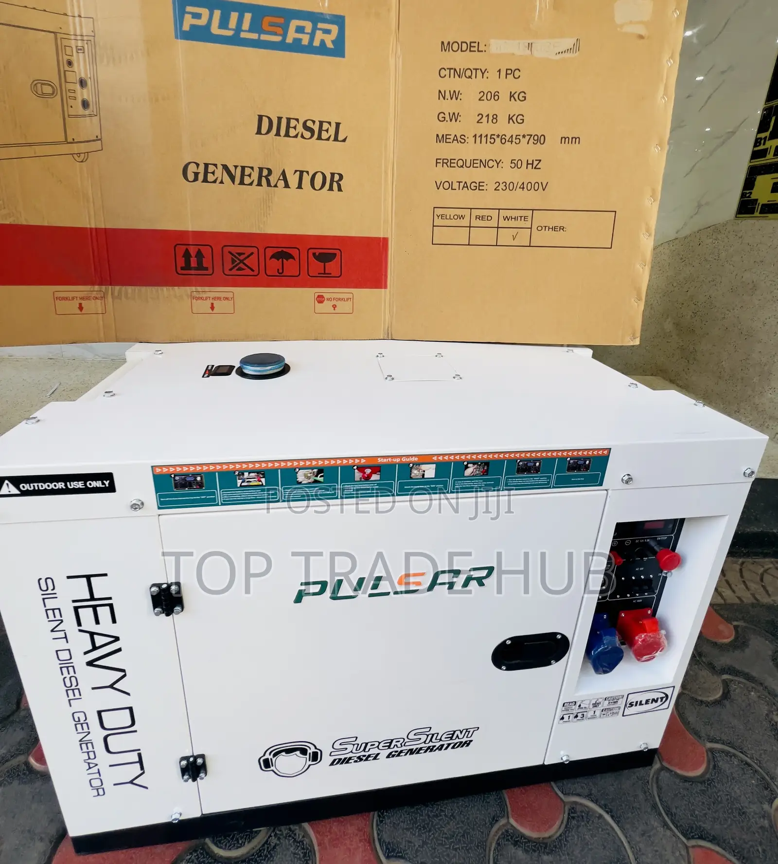 Pulsar Super Silent Diesel Generator 20kva Dual Phase