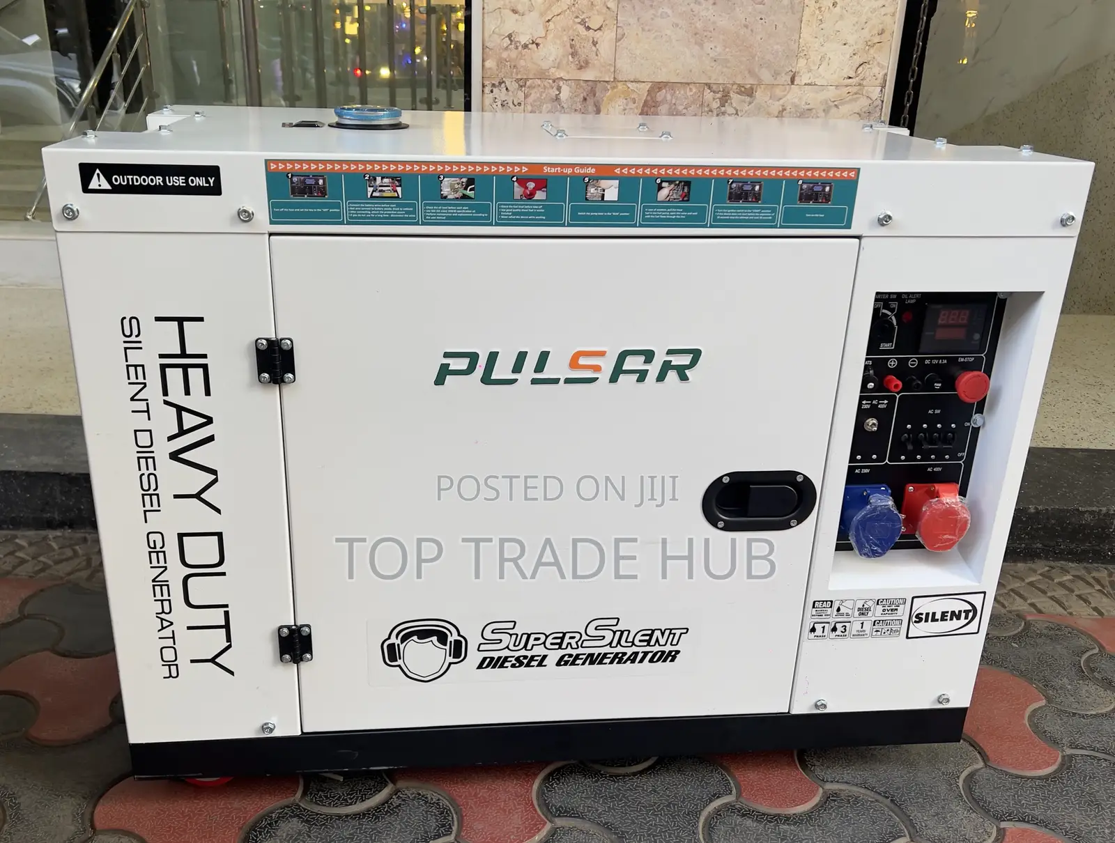 Heavy Pulsar Super Silent Diesel Generator 16kw/20kva Dual Phase
