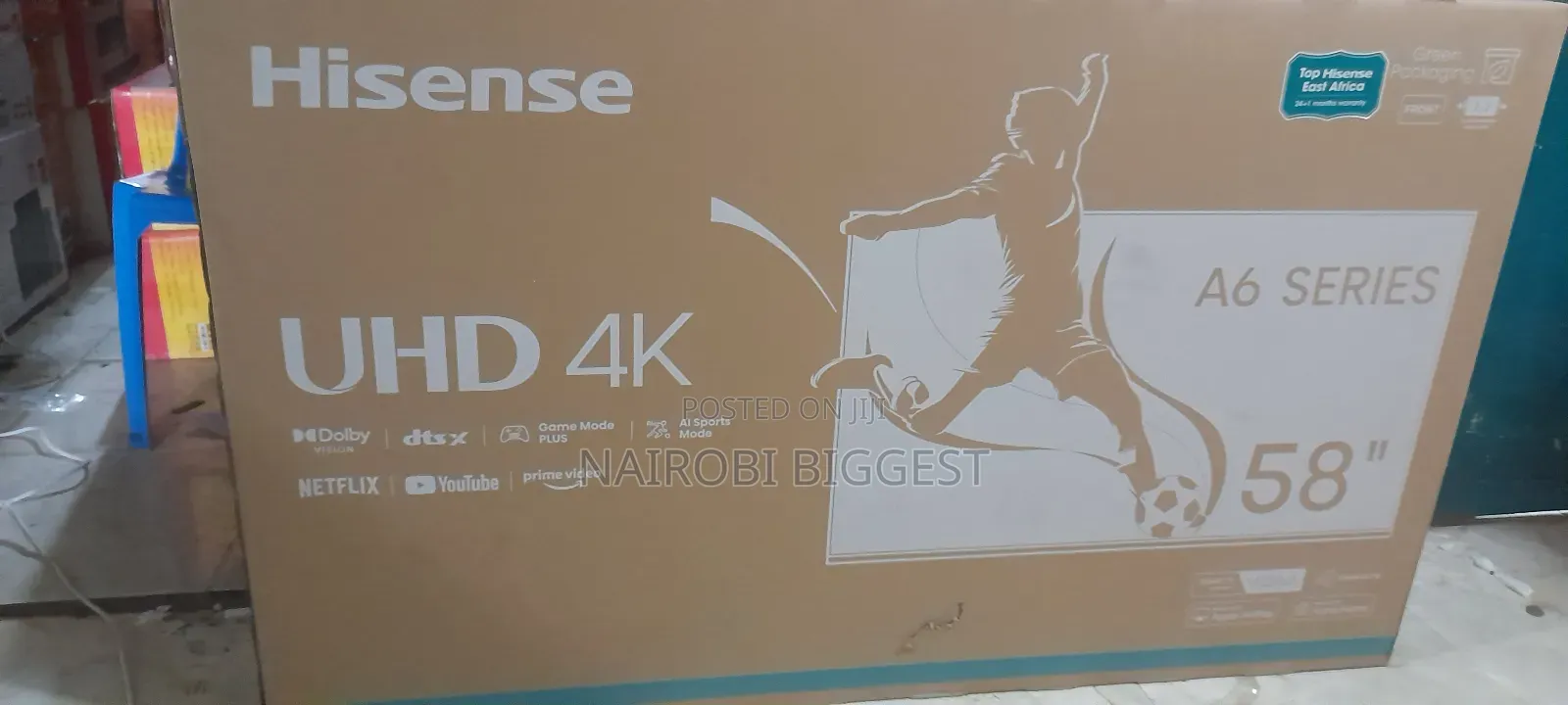 Hisense 58" Vidaa Uhd Smart Television