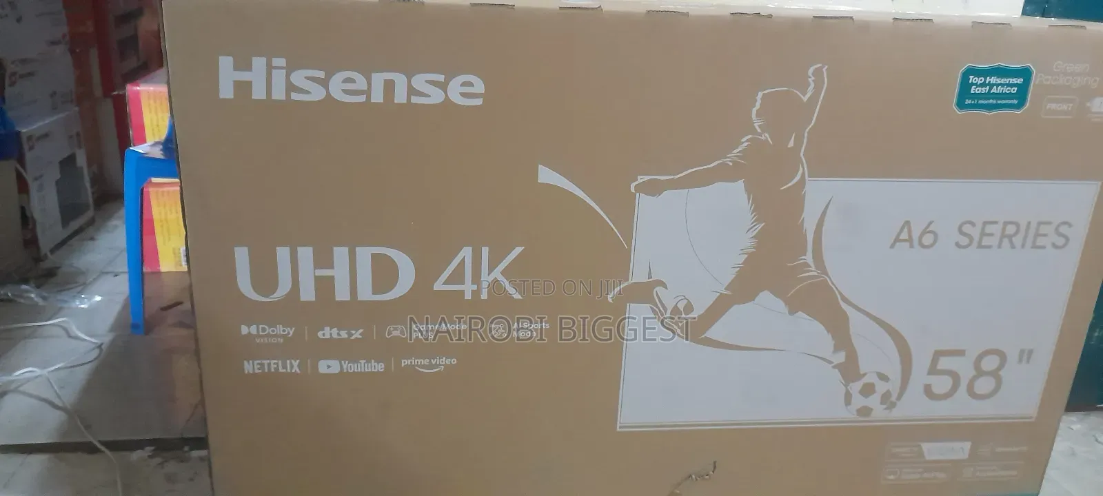 Hisense 58" Vidaa Uhd Smart Television