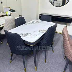 4 Seater Marble Dining.