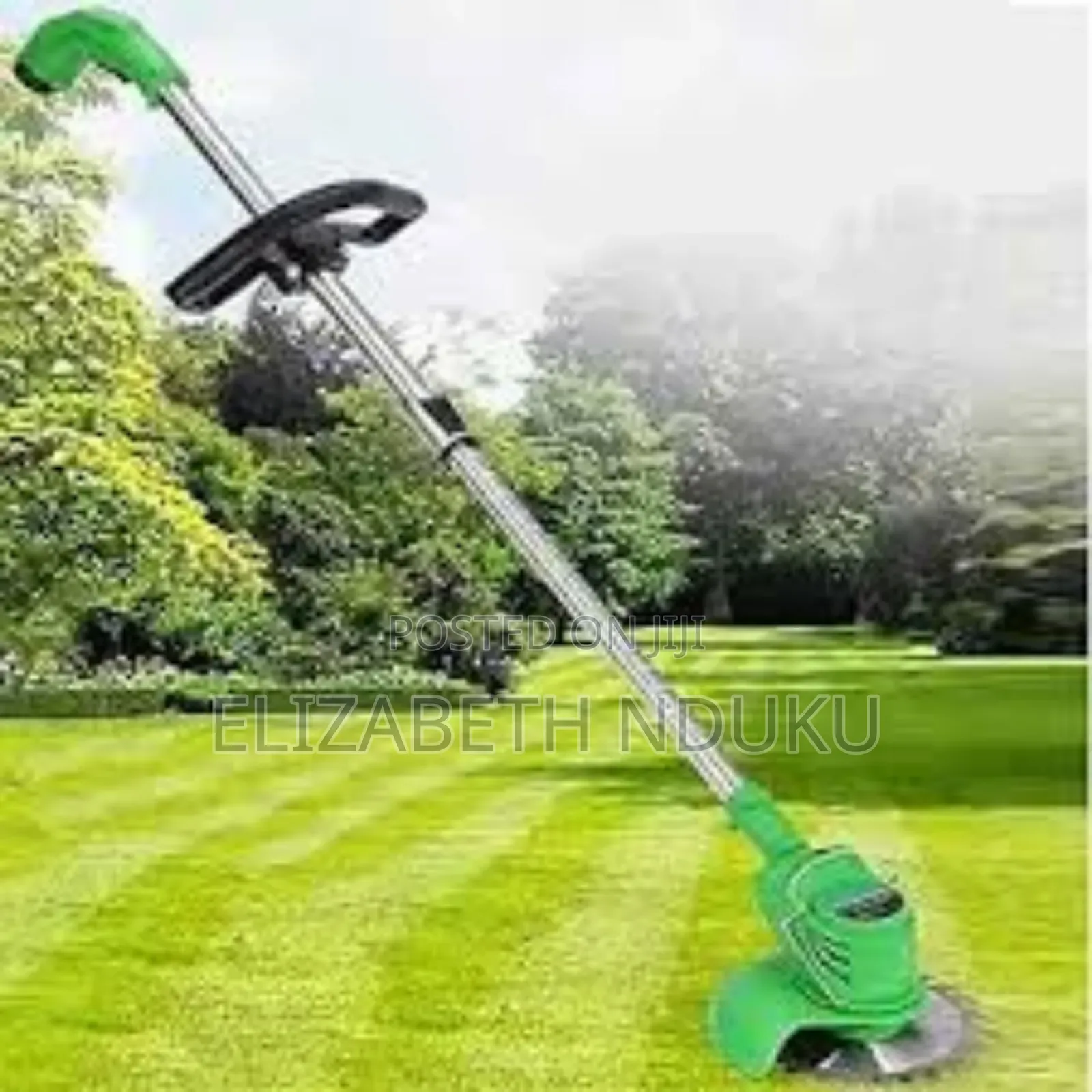 Push Start Electric Lawn Mower