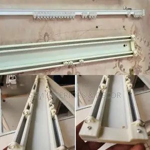 High Quality Aluminium Curtain Rails Double Chains