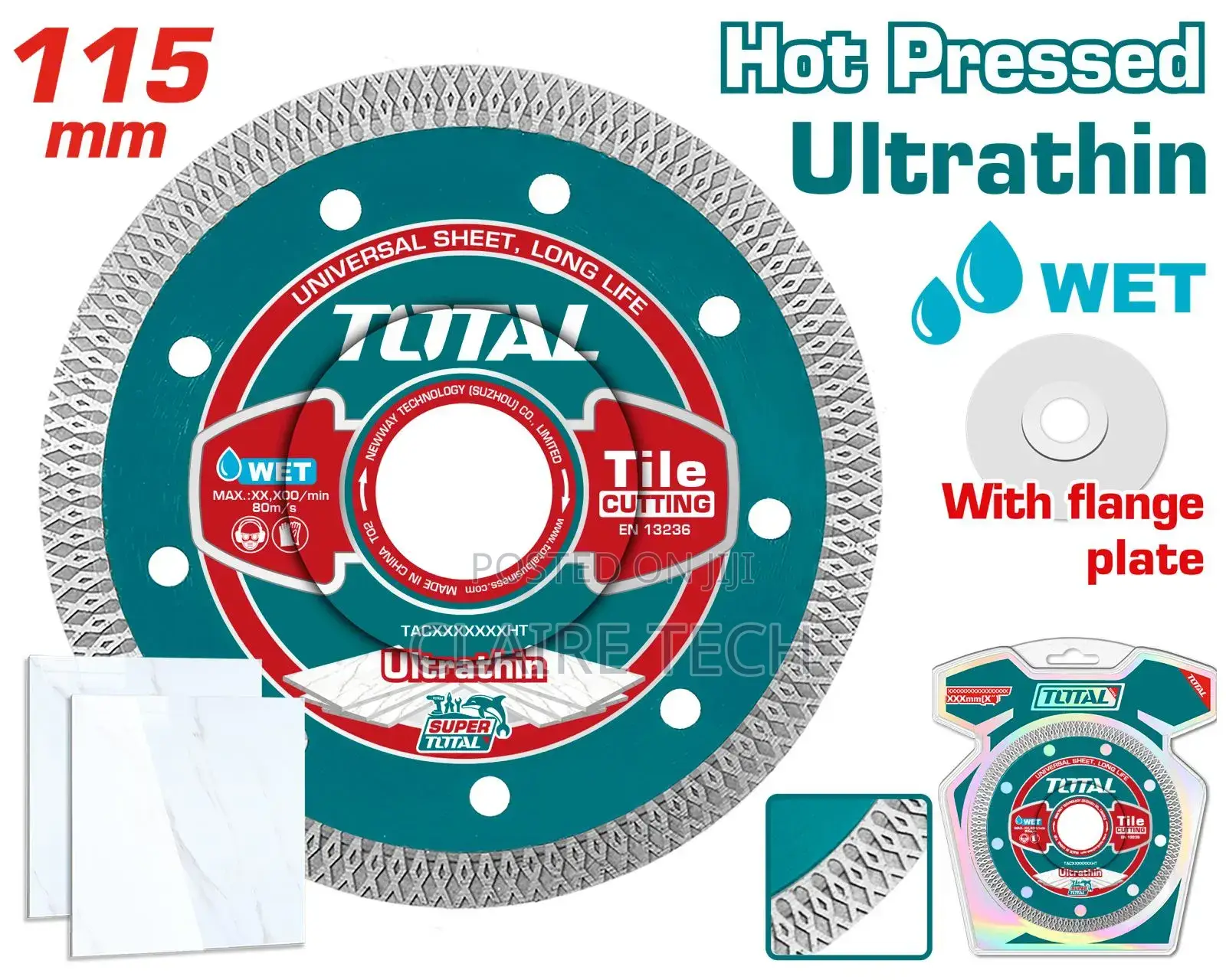 Total Ultrathin Diamond Disc 
Tacht
115mm