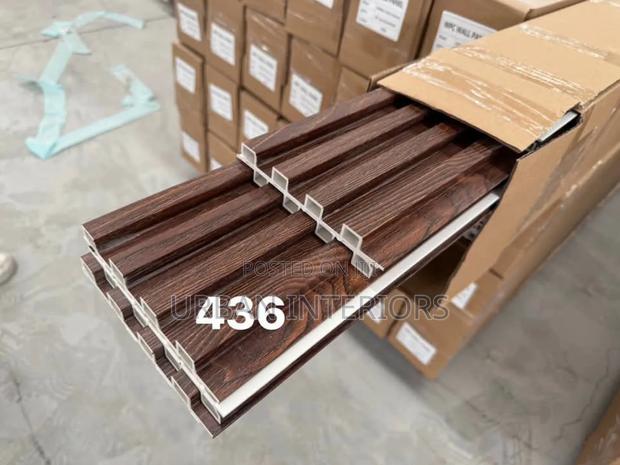 Fluted Panels Fluted Panels 436 Brown Shade - main view