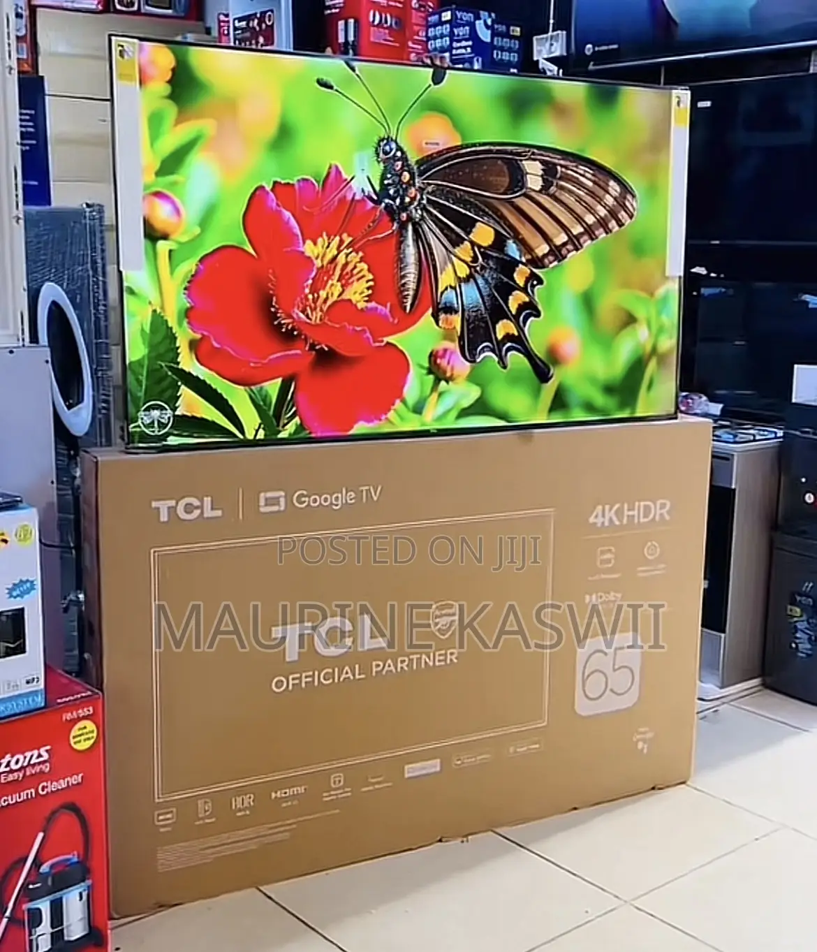 TCL 65” V6c Google Tv With a Free Wall Mount